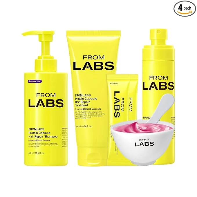 Advanced FROMLABS The Glass Hair Set – Protein Capsule Hair Repair Treatment Functional
