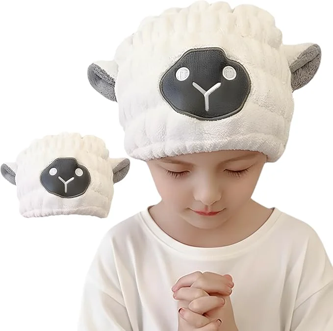 Advanced Microfiber Hair Towel Wrap for Kids Absorbent Quick Girls Boys Hair Drying Long-Lasting