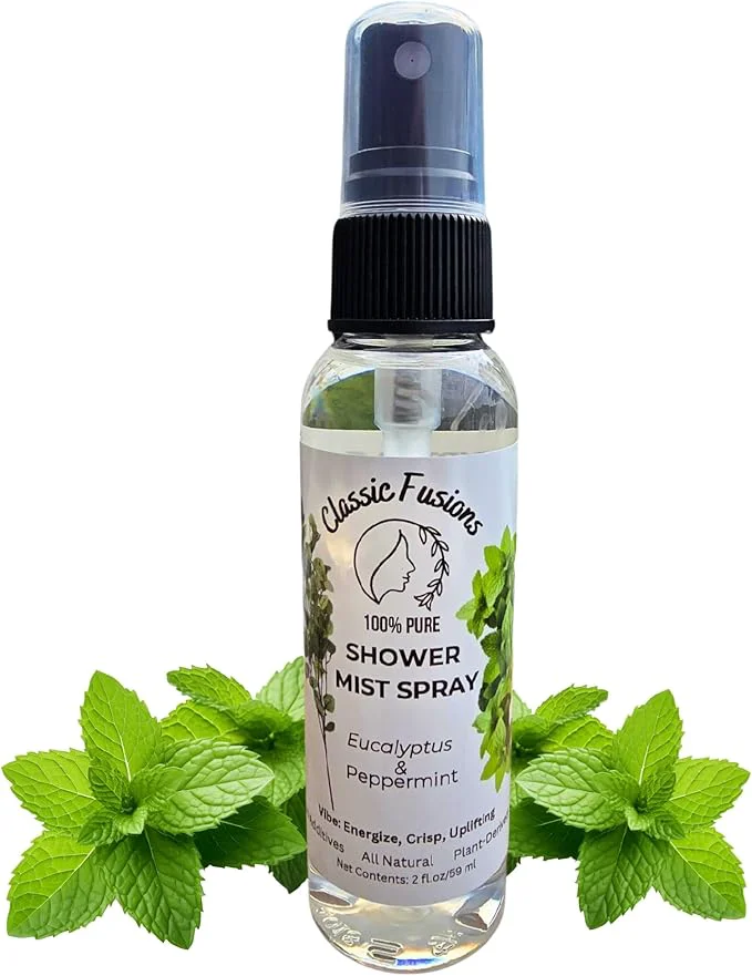 High-End Pure Eucalyptus Shower Mist Spray- 2oz Natural Mist Carefully Designed