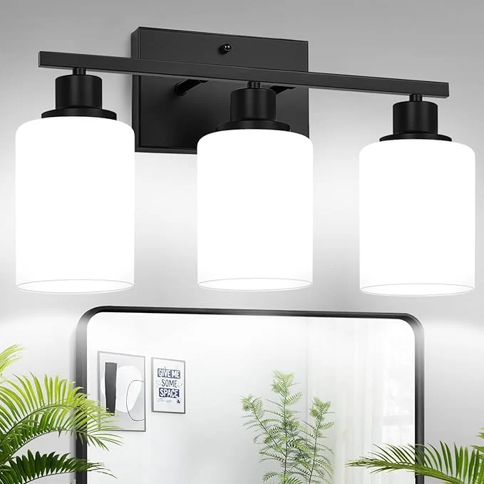 Fine MOKATNG 3-Light Bathroom Light Fixtures Vanity Light Original