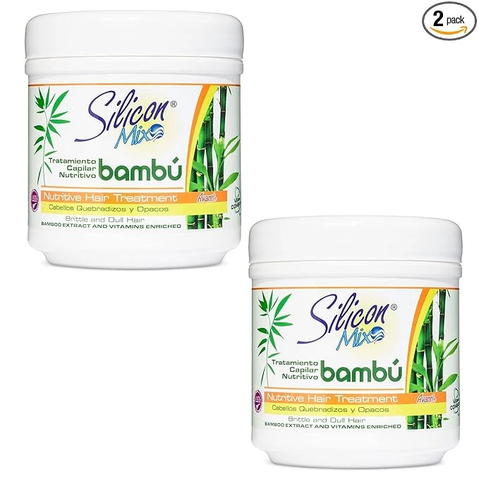 Refined Silicon Mix Bambu Hair Treatment 16oz Pack of 2 Smart