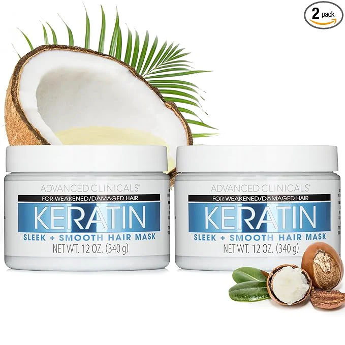 Reliable Advanced Clinicals Keratin Hair Mask Treatment 12 Fl Oz High-Performance