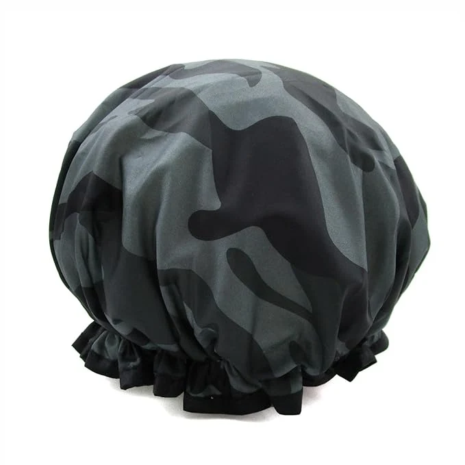 Top-Quality Shower Cap for Women Men Shower Hat Waterproof-Double Layer-Reusable Elastic Next-Generation