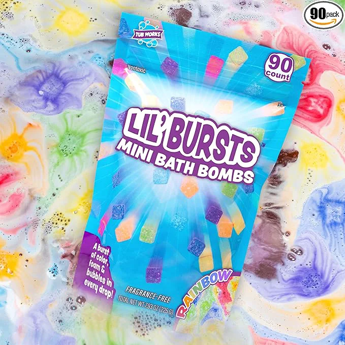 Powerful Tub Works® Lil' Bursts™ Mini Bath Bombs Convenient
