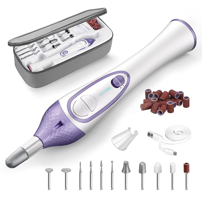 Recyclable 36-Piece DW2180 Professional Manicure Pedicure Kit Electric Nail File Set Quality
