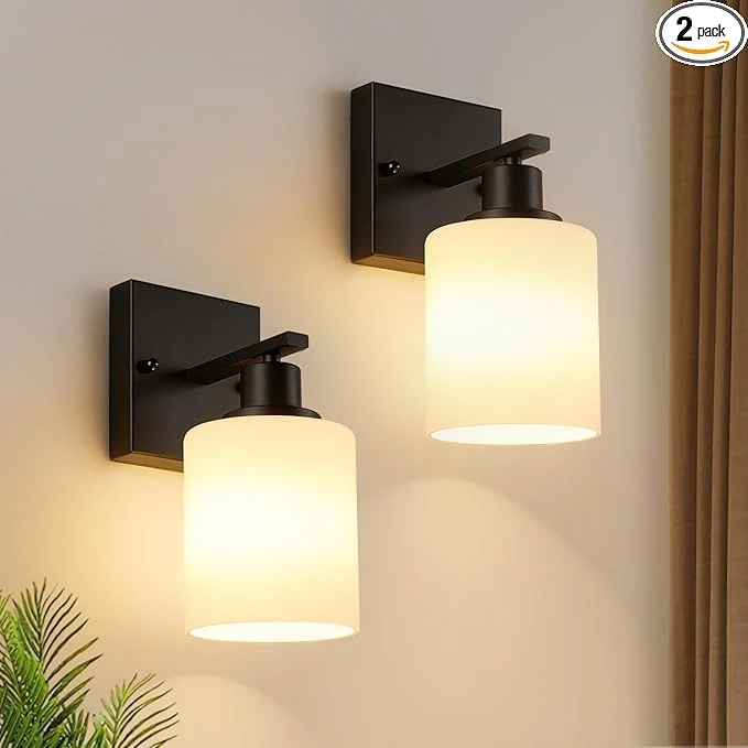 Outstanding MOKATNG Set of 2 Wall Sconces for Bathroom Bathroom Wall Lamp for Mirror Specialty