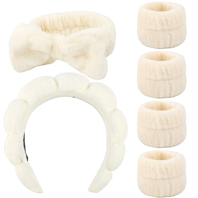 Traditional AOPRIE SPA Headbands for Washing Face Makeup Headbands Fine