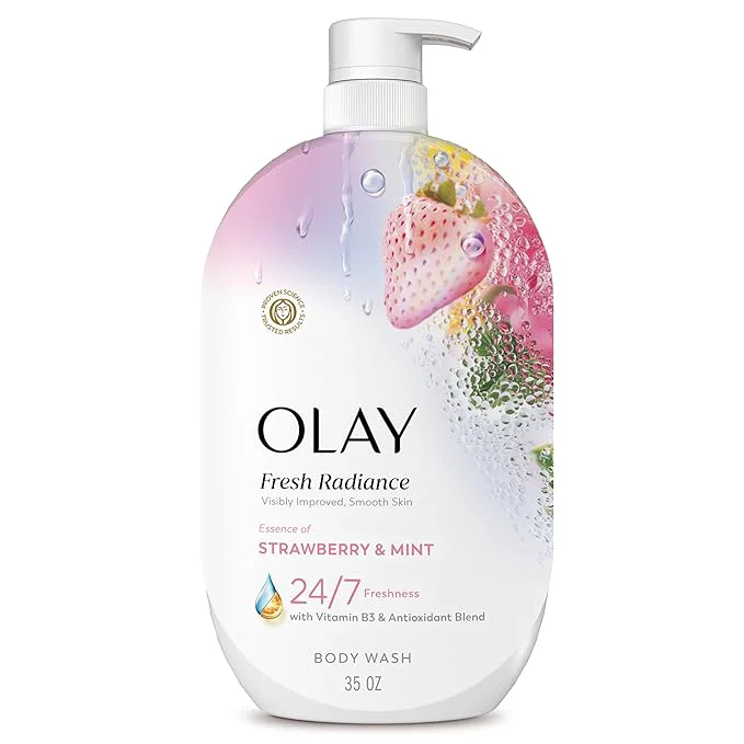 User-Friendly Olay Body Wash for Women Fresh Radiance 24 7 Skin-Loving Freshness Visibly Advanced