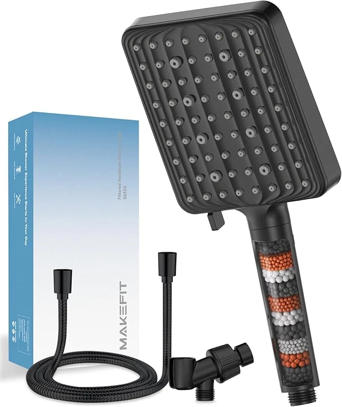 Solid MakeFit Filtered Shower Head Recyclable