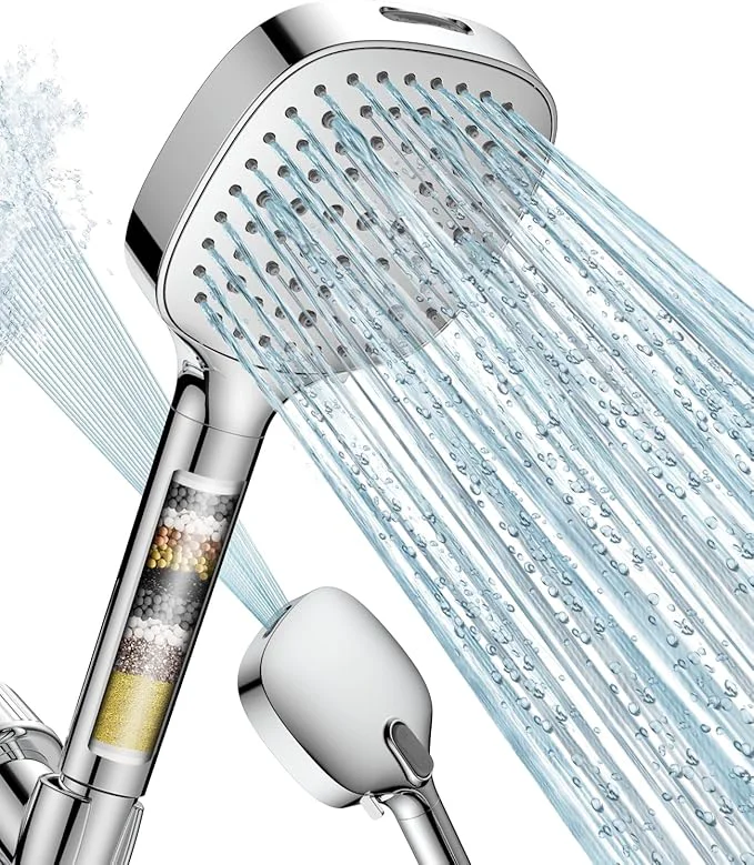 Convenient MakeFit Filtered Shower Head Smart