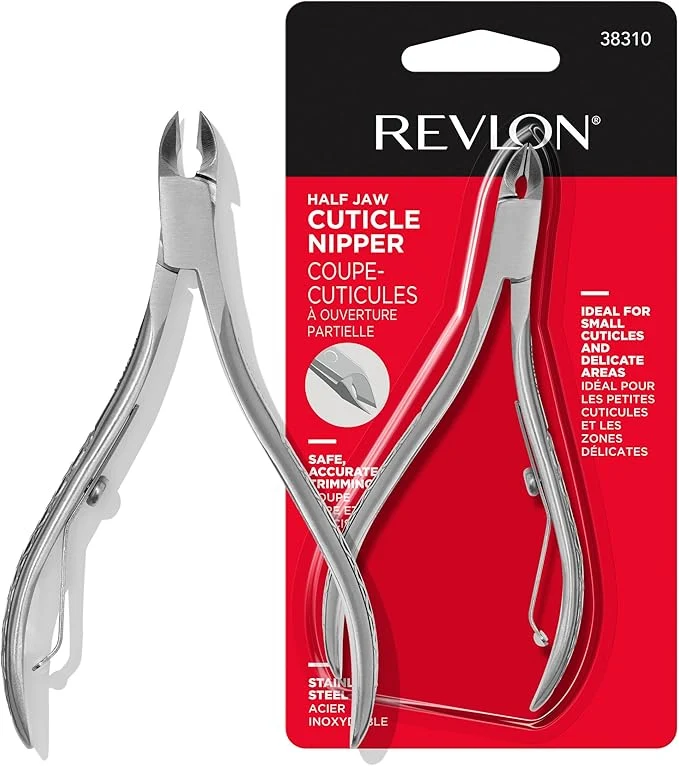 Responsible Revlon Half Jaw Cuticle Nipper Manicure Tool Enhanced