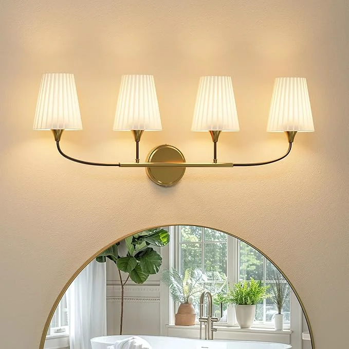 High-Quality 4-Light Bathroom Light Fixtures Modern Light Fixture Efficient