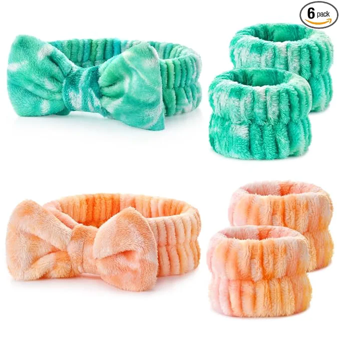 Soft Wteehn 6pcs Headband and Wristband High-Performance