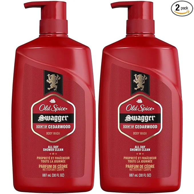 Responsible Old Spice Swagger Body Wash 2 Pack Extra Large Man Sized Shower Gel User-Friendly