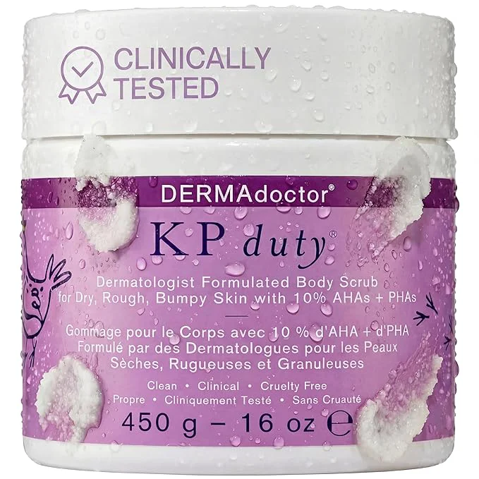 Professional DERMAdoctor KP Bump Eraser Body Scrub Natural