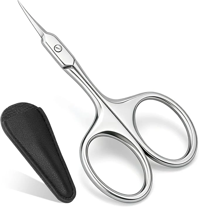 Crafted Cuticle Scissors Extra Fine Curved Manicure Pedicure Nail Scissor Healthy