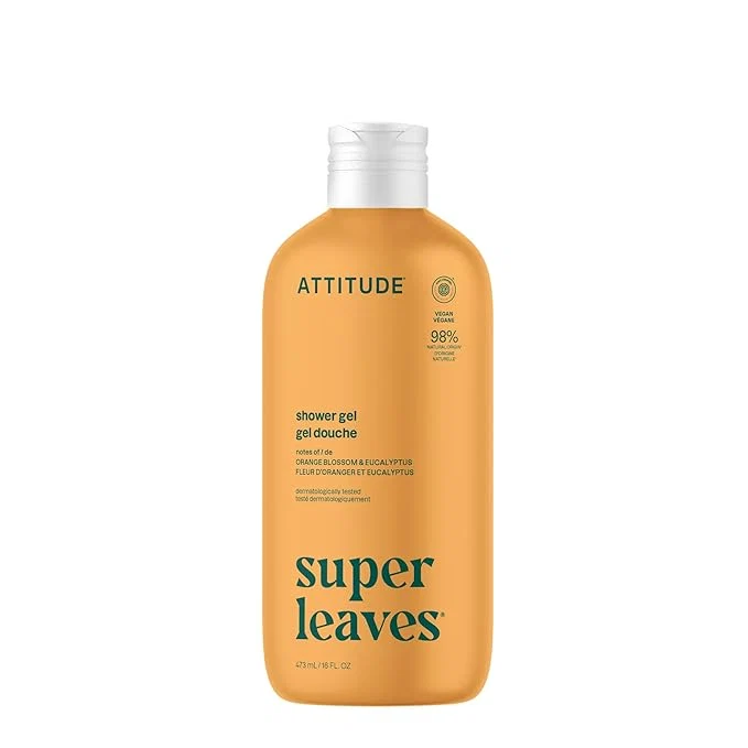 Artisan ATTITUDE Body Wash EWG Shower Gel Dermatologically Tested Plant and Classic