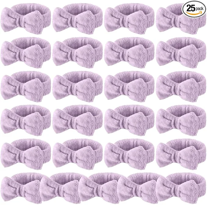Elite 25 Pcs Spa Headband Bulk Makeup Headbands Quality
