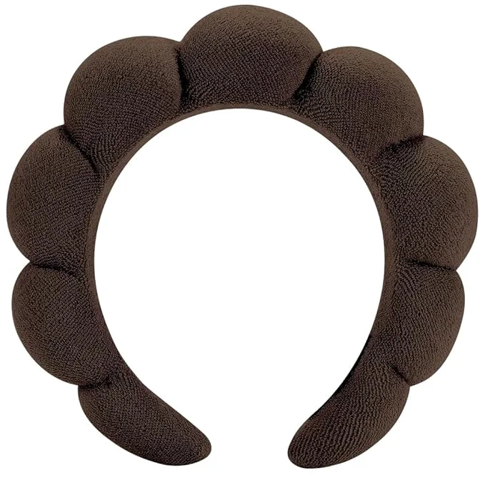 Smooth Spa Headbands for Washing Face or Facial Makeup Headband for Women Skincare Green