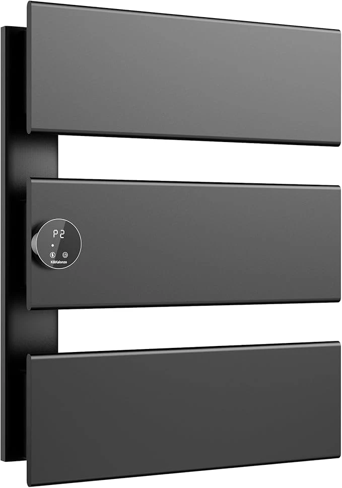 Stylish K KALONZO Electric Towel Warmer 18.35 W x 22.8 H Wall-Mounted Towel Heater Artisan
