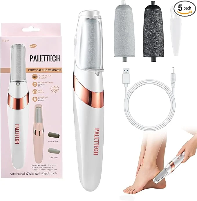 Minimalist Electric Foot Callus Remover Rechargeable Foot File Pedicure Kit Luxury