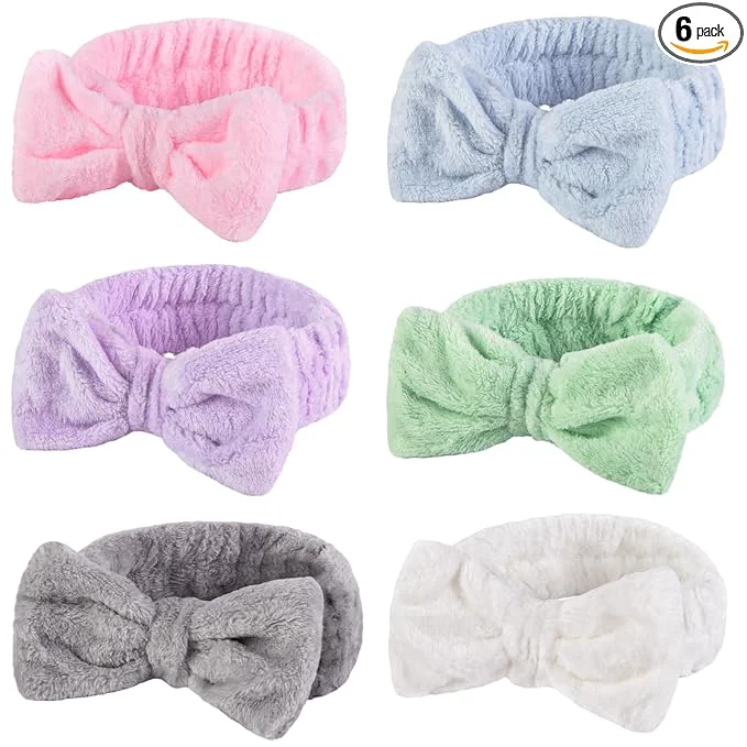 Lightweight Shindel 6Pack Spa Headbands Skincare Makeup Headbands World-Class