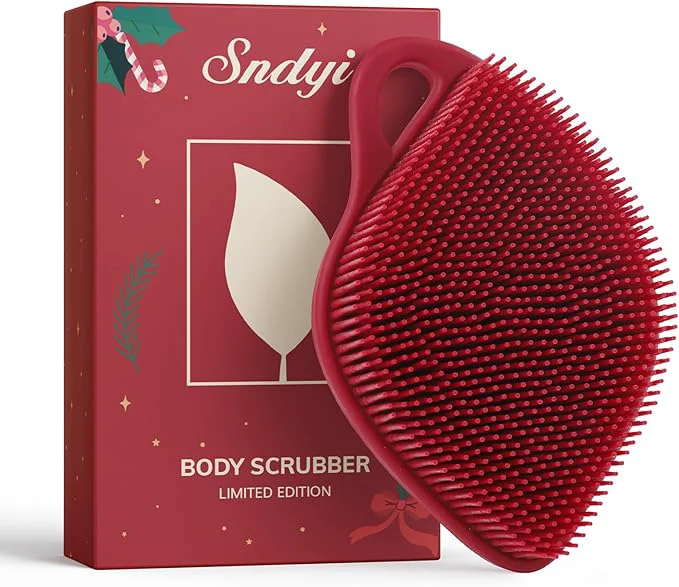 Unique Sndyi Silicone Body Scrubber Gentle Exfoliating Body Scrubber Quality