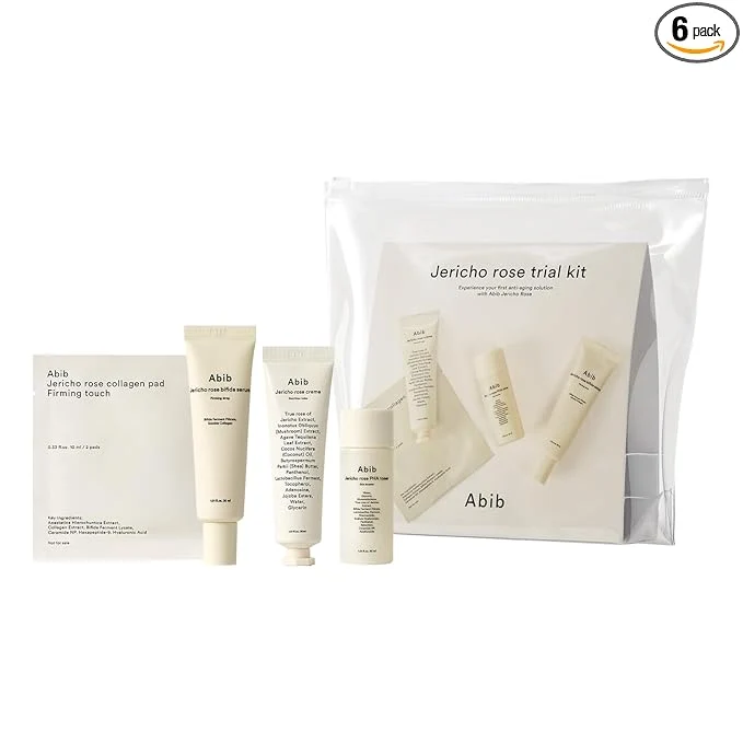 Natural Abib Jericho Trial Kit Travel Kit Korean Skincare Toner Pads Travel Reliable