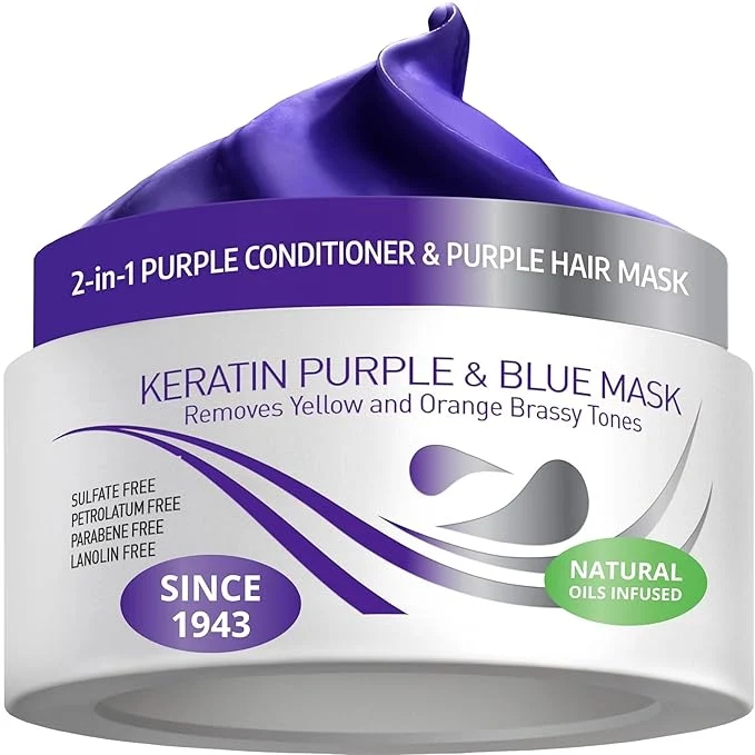 Practical VITAMINS hair cosmetics Keratin Purple Hair Mask Classic
