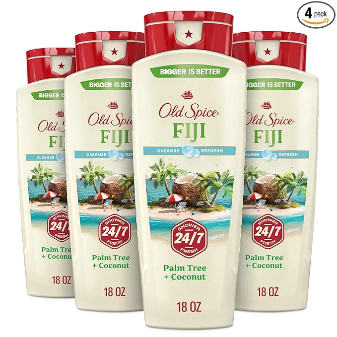 Fast Old Spice Cleansing Body Wash for Men 24 7 Shower Fresh Healthy