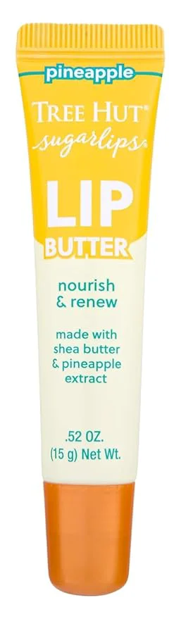 Flexible Tree Hut Pineapple Sugarlips Lip Butter Moisturizing Nourishing Lip Care Effective