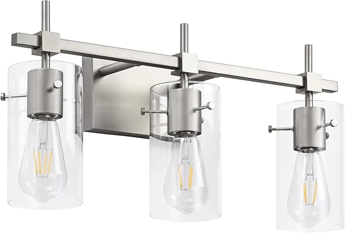 Enhanced SOLFART 3 Lights Vanity Light Bathroom Light Fixture Over Mirror Pure