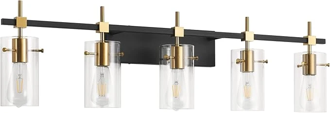 Convenient SOLFART 40.1 inch Vintage Brass Bathroom Vanity Light fixtures Bathroom Wall Carefully Designed