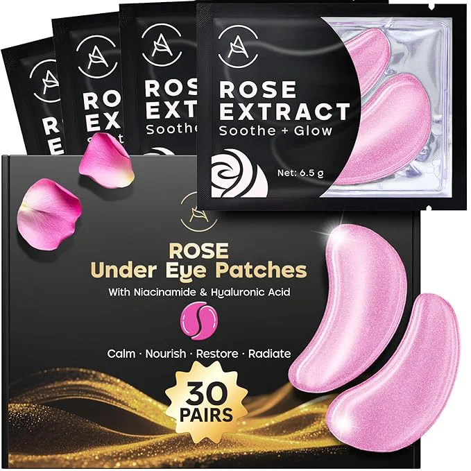 Quality AURAE Rose Under Eye Patches Clean