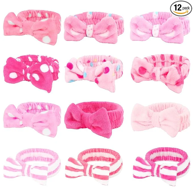 Elegant Casoty 12 Pcs Hair Makeup Headbands Spa Headband Clean