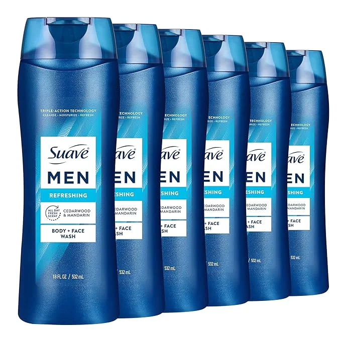 Casual Suave Men Moisturizing Body Face Wash Quality