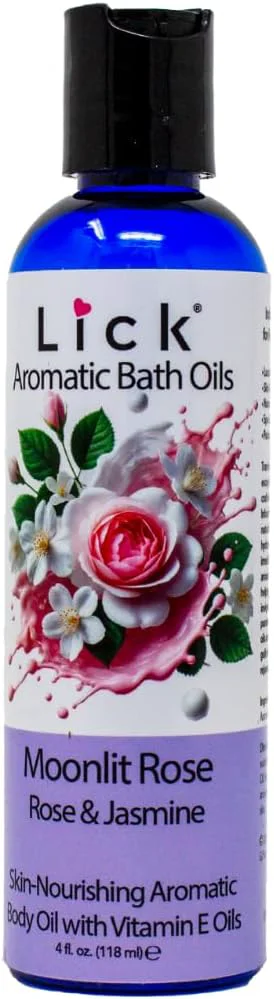 Original Lick Midnight Rose Jasmine Aromatic Bath Oil Enhanced