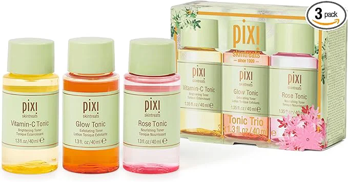 User-Friendly Pixi Beauty Tonic Trio Holiday Edition Gift Set Next-Generation