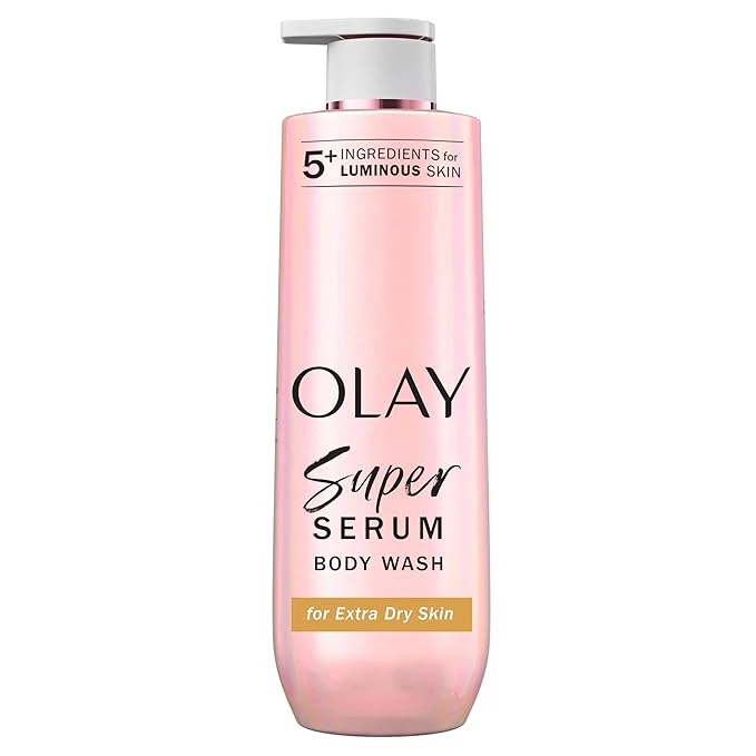 Responsible Olay Super Serum Body Wash for Extra Dry Skin 24hr Long Lasting Hydration Solid