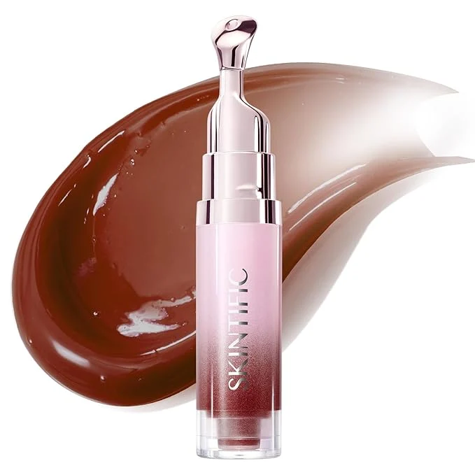Healthy SKINTIFIC Peptide Brightening Lip Serum Hydrating Plumping Tinted Lip Gloss Fine
