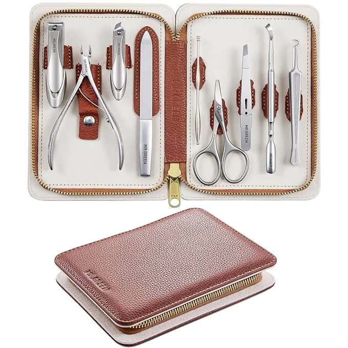 Proven MR.GREEN 9-in-1 Manicure Pedicure Set – Professional German Stainless Steel World-Class