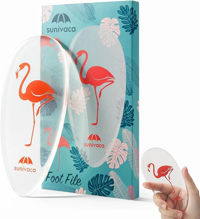 Stylish Glass Foot File Callus Remover for Feet Flamingo Gifts for Women Feet Top-Quality