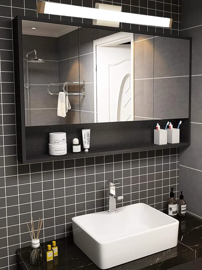 Modern 33.5 Inch Brushed Nickel LED Bathroom Vanity Light 18W 4000K Natural White Trendy