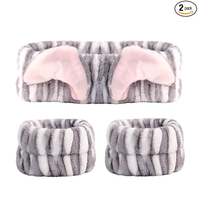 Elite SIGHT 2 Pack Cute Animal Headbands Clean
