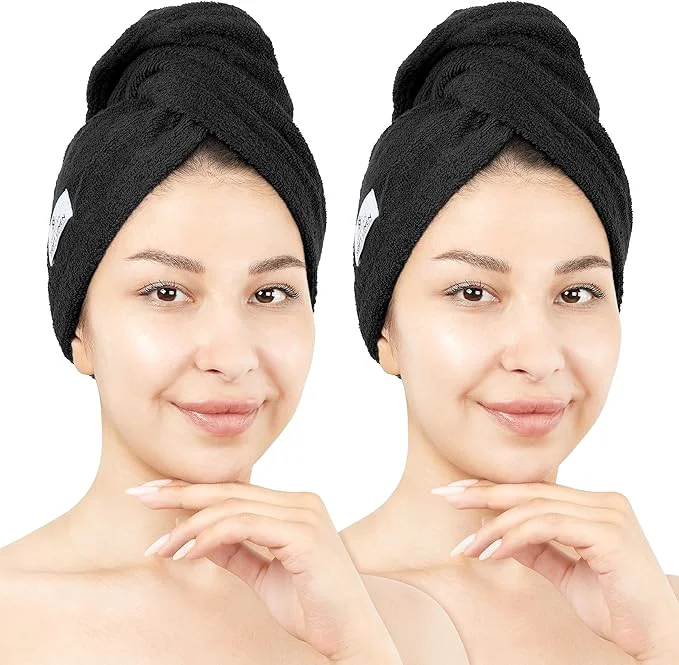 Genuine American Soft Linen Cotton Hair Towels Traditional