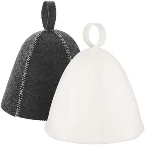 Original JaGely Sauna Hat for Men Women Sauna Hat Vaporarium Cap Russian Banya Cap for Stylish