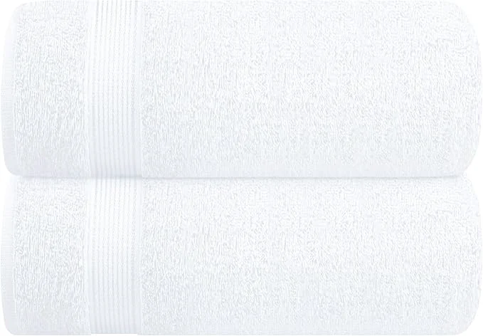 Eco-Friendly Belizzi Home Cotton 2 Pack Oversized Bath Sheet 35x70 Large Bath Sheet Exceptional