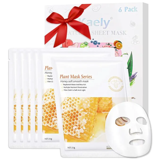 Verified Kaely 6 Pack Honey Face Masks for Kids Kids Face Mask Spa Day Kit Supplies Traditional