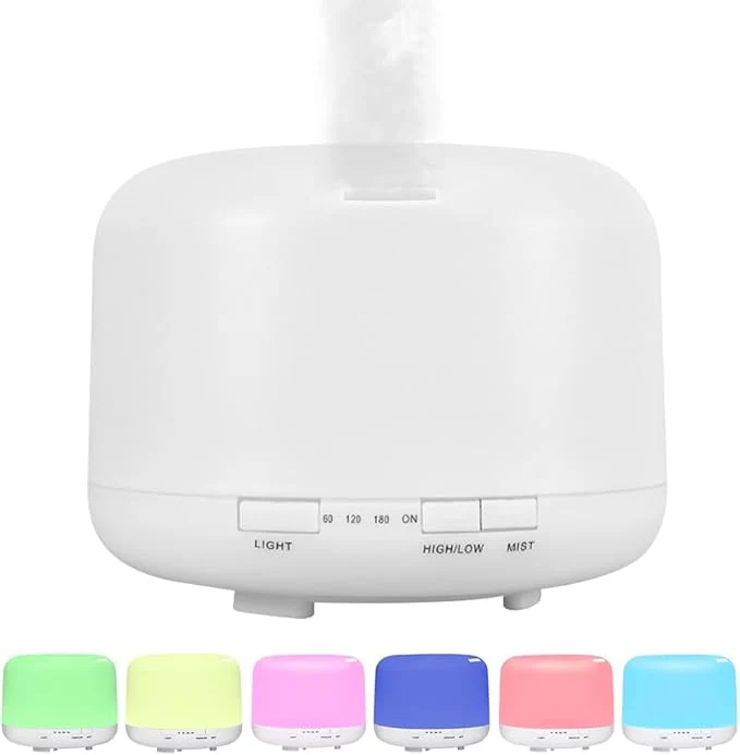 Long-Lasting 500ml Premium Essential Oil Diffuser Quiet 4-in-1 Ultrasonic Aromatherapy Specialty
