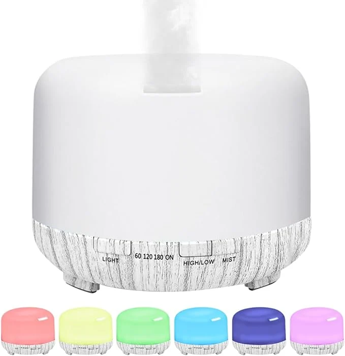 Smart 500ml Premium Essential Oil Diffuser Quiet 4-in-1 Ultrasonic Aromatherapy Breathable